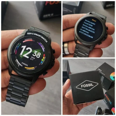 Fossil Gen 6 Black Metal Edition Premium 7AAA Smartwatch Replica in Pune at Borzia