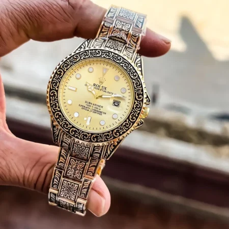 Rolex Submariner Gold Dial Handcrafted 7AAA Premium Replica in Chennai at Borzia