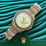 Rolex Submariner Gold Dial Handcrafted 7AAA Premium Replica in Chennai at Borzia