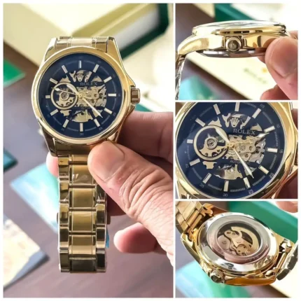 Rolex Classic Automatic Gold Watch Premium 7A Replica