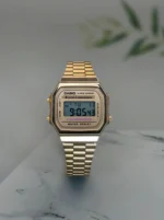 Casio Vintage Rose Gold Digital Watch 7AA First Copy Replica