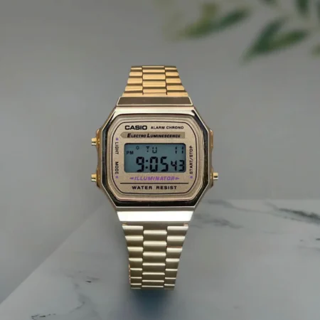Casio Vintage Rose Gold Digital Watch 7AA First Copy Replica