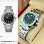 Patek Philippe Geneve Black Dial Chronograph Premium 7AA Replica in Kolkata at Borzia