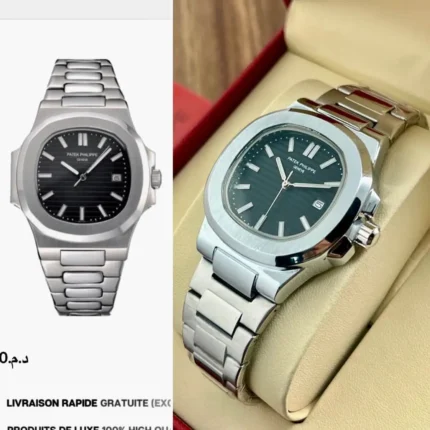 Patek Philippe Geneve Black Dial Chronograph Premium 7AA Replica in Kolkata at Borzia