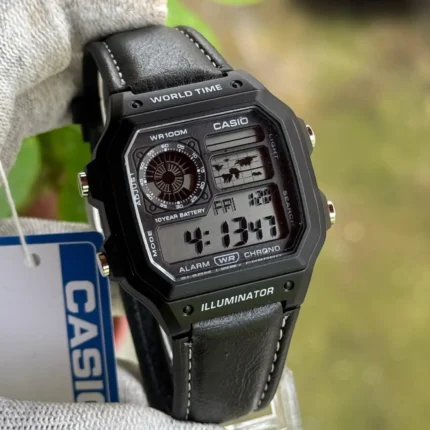 Casio AE-1200WHL-5AV Full Black Edition 7AAA Premium Replica