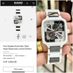 Rado True Square Automatic Watch 7AA Ultra Premium Replica
