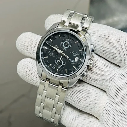 Tissot 1853 Silver & Black Premium 7AAA First Copy Watch