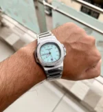 Patek Philippe Geneve Silver Watch Premium 7AA First Copy