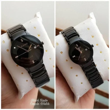 Rado Jubile Full Black Couple Watch Premium 7AAA Replica