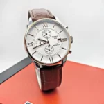 Tissot 1853 Men’s Brown Premium Slim Leather Strap Watch 7AAA First Copy