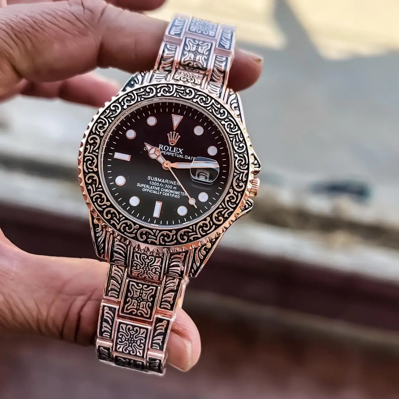 Rolex Submariner Handcrafted Black Dial Watch Premium 7AA Replica