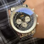 Breitling Navitimer Blue Dial Chronograph 7AA First Copy Watch Replica
