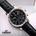 Tissot PRC 200 Chronograph Leather Strap Watch 7AA First Copy Replica