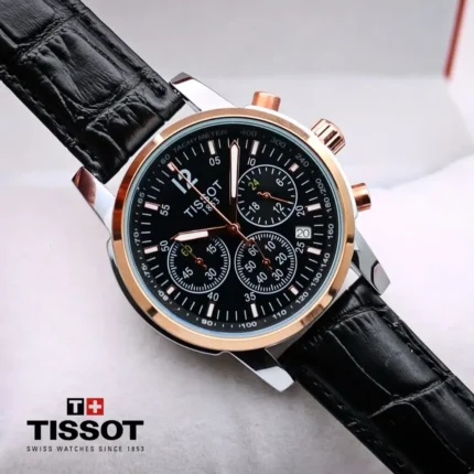 Tissot PRC 200 Chronograph Leather Strap Watch 7AA First Copy Replica