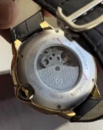 Cartier Skeleton Leather Automatic Watch 7AA Premium Replica