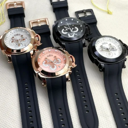 INVICTA Carving Series Gold & White Men’s Chronograph (45mm)