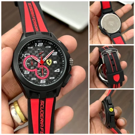Scuderia Ferrari Sportive Red 43mm Men’s Sport Chronograph