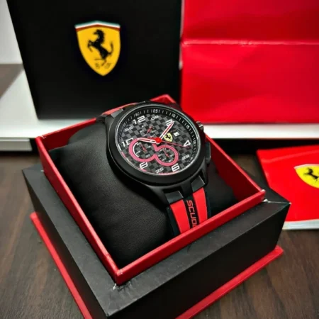 Scuderia Ferrari Sportive Red 43mm Men’s Sport Chronograph