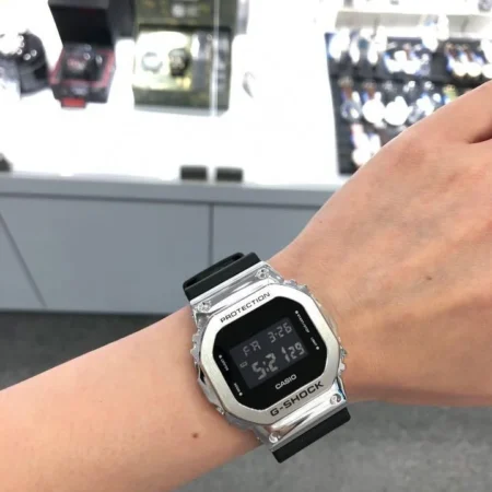 G-Shock Metal Digital Silver First Copy Watch 7AAA Quality