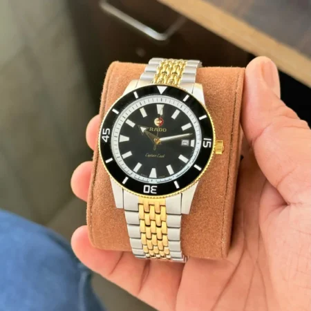 Rado Captain Cook Automatic Black Dial First Copy Watch 7AAA Premium Replica