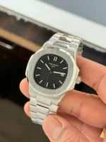 Patek Philippe Nautilus Black Dial First Copy Watch Premium Replica