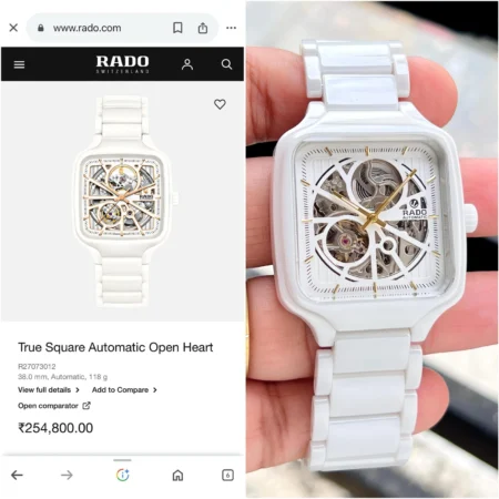 Rado True Square R27073012 Unisex First Copy Watch 7AAA Quality