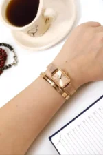 Daniel Wellington Quadro Rose Gold Mesh First Copy Watch 7AAA Quality