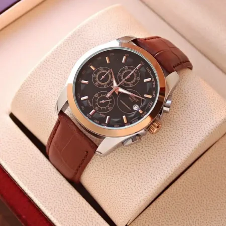 Tissot Chronograph Leather Strap First Copy Watch 7AAA Quality