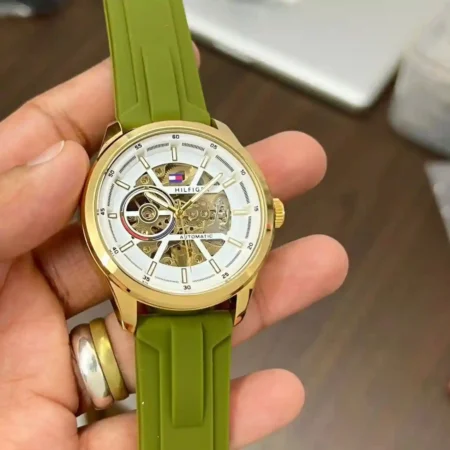 Tommy Hilfiger Modern Automatic Green Dial Watch 7AA First Copy