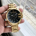 Diesel 10 Bar Golden Dial First Copy Watch for Men in India